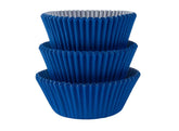 bright royal blue cupcake cases 50mm 75pcs